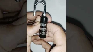 how to use 3 digit lock #viral #shorts #gadgets