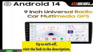 A must-have product! OSSURET 9 inch Android 13 Dual 2 DIN Multimedia Head unit System with GPS Nav