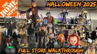 Home Depot Halloween NEW Decor 2025 Store Walkthrough (Full Animatronics Reviews)