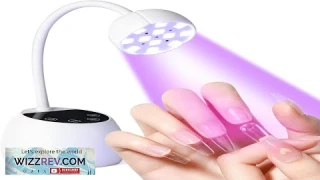 UV Nail Lamp for Gel Nails 36W UV Nail Light Gooseneck Rechargeable Review