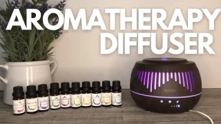 Aromatherapy Diffuser with 10 Essential Oils Set