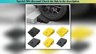 Hands-on Portable Car Wheel Driveway Ramps Anti-Slip Wheel Chock Heavy Duty Threshold Ramp Kit For•
