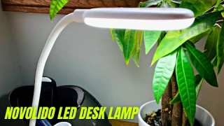 NovoLido LED Desk Lamp with Wireless Charger Review & Test | NovoLido Small Desk Light
