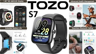 TOZO S7 Smart Watch Review: 1.85” AMOLED Display, Bluetooth Calling, and 100+ Fitness Modes