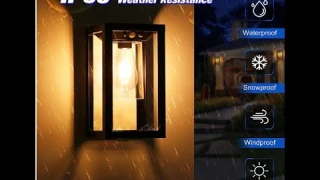 APONUO Solar Outdoor Wall Lights Review