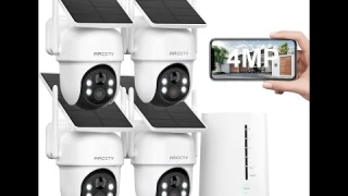 Review: ARCCTV Wireless Solar Security Cameras – 4MP 360° Pan & Tilt