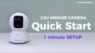 How to set up the C2U CINMOORE wired cam in 1 min!
