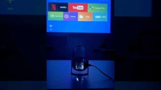 HY300 Smart Projector, 4K Support, Wifi, Bluetooth, Inbuilt YouTube, Netflix.