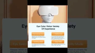 Revitalize Your Eyes with Electric Steam Eye Massage Smart Glasses