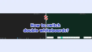 How to switch JAV Interactive Flat Panel whiteboards?