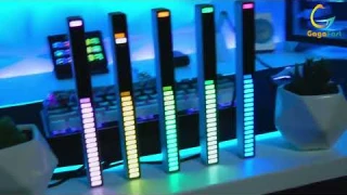 GagaFast Rechargeable Sound-Activated App Control Music Rhythm Pickup Light
