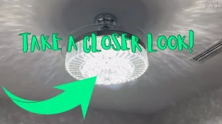42'' Chandelier Ceiling Fan, Ceiling Fan with Light Crystal Ceiling Fan Dimmable, 6 Speeds | Review