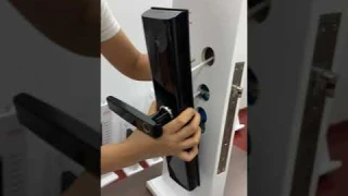 D8 smart door lock installation video