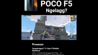 POCO F5 TEST PUBG SMOOTH 90FPS LAG PARAH‼️