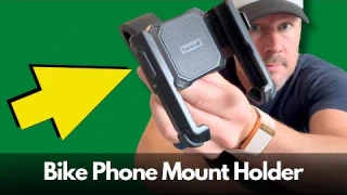 Lamicall Bike/Motorcycle Phone Mount Holder review (and how to install!)