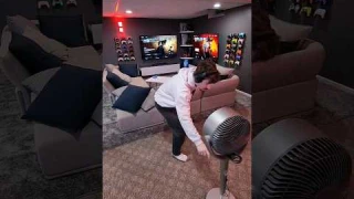 GAMERS, Is this the SMARTEST FAN ever? 🧠🌬 #gaming #setup #ps5  (DREO polyfan)