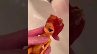 Restoring monster high toralei doll #shorts #monsterhigh 🎄 Day 9