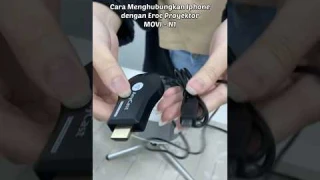 Cara menghubungkan Hp dengan Proyektor Eroc Movi N1 menggunakan dongle #projector #smartprojector