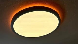 Jaciry Smart LED Ceiling Light, 24W 12 Inches RGB Flush Mount Ceiling Light Review, Love it!