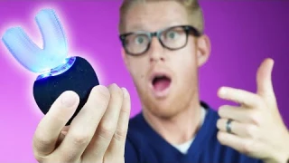 Dentist Reviews the 360° TOOTHBRUSH: AKA Myst, Whole Mouth, Mouthpiece, V white, U-shaped Toothbrush