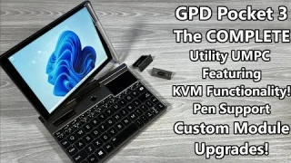 GPD Pocket 3 Quick Look / First Impressions - AMAZING Utility UMPC with KVM Functionality!