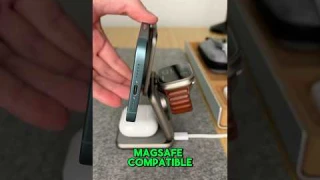 The BEST 3-in-1 Charging Stand for iPhone 16! Qi 2 charging + AirPods & Apple Watch!