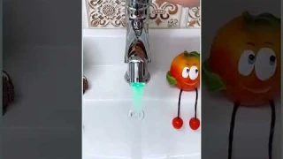 Color-changing temperature-controlled faucet!
