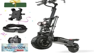 Electric Scooter Adult K8 6000w Dual Motor Max Speed 50MPH Range 70 Review