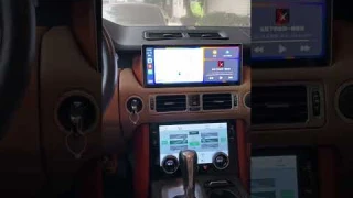 Dual Android Screen Upgrade for Range Rover L322 (2002–2012) | CarPlay + Digital AC Display