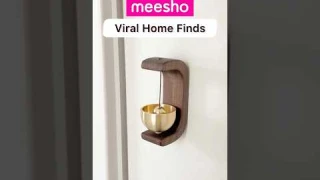 Meesho Viral Household Finds, Wooden Door Bell #shorts #viralshorts