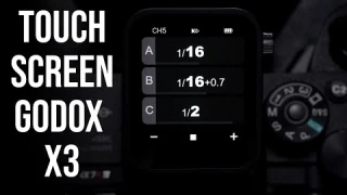The NEW Godox X3 TOUCH SCREEN Flash Transmitter