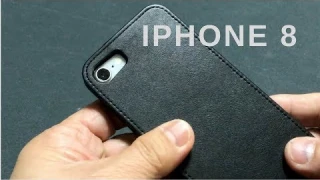 iPhone 8 & iPhone 7 Vertical Folio PU Leather Case by Supad
