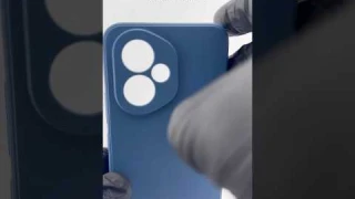 Honor 400 Rubber 1.5 mm. thick case with camera protection - blue #honor400