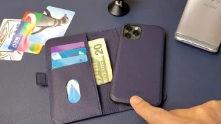 Wopin iPhone 11 Pro 2019 Leather Wallet Case Detachable (RFID Protection)