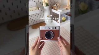 my new instax mini evo unboxing 🧸 #instax #fujifilm #camera