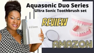 Aquasonic  Duo Toothbrush Set Review