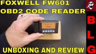 FOXWELL FW601 ELM327 OBD2 CODE SCANNER REVIEW + 45% OFF!!!