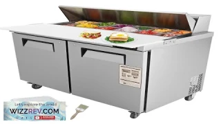 VEVOR Commercial Refrigerator 48" Sandwich & Salad Prep Table 12.85 Cu. Ft Review