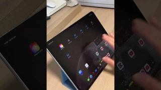 Unboxing & Folding the New iPad M4 Smart Folio in Denim ASMR #unboxing #folding #Smart Folio #denim