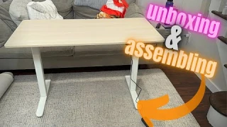 Unboxing & Assembling the YDN Electric Standing Desk