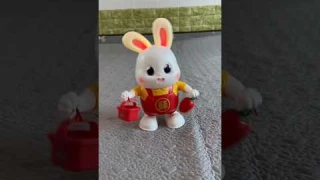 Robot Rabbit Dancing Bunny | Singing, Beat Drum & LED Music Toy