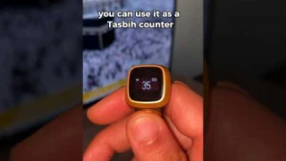 The first smart Tasbih counter ☝️ #islamicvideo #dhikr #muslimprayer #tasbih #deeneislam
