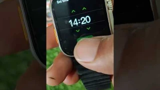t800 ultra smart watch time setting 12 hours #shorts #smartwatch