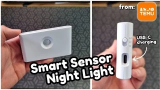 Smart Sensor Night Light (from Temu)