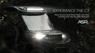 ASR Outdoors // C3 Roof and integrated lighting system for Polaris Ranger - Promotional Video