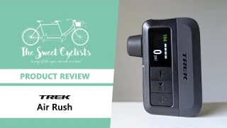 Trek Air Rush Mini Electric Bike Tire Inflator Review - feat. Integrated LED + Large Screen + USB-C