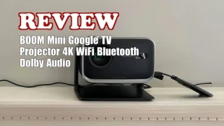 BOOM Mini Google TV Smart Projector Review: WiFi, Bluetooth & Easy Setup 2025