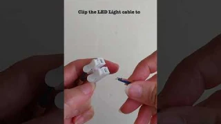 🏠💡 This cable connector makes connecting LED ceiling lights a breeze. Just clip and go!