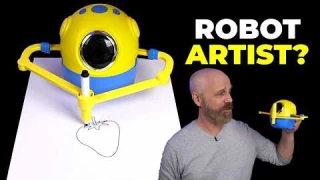 Can This Robot Artist Teach Me How to Draw?