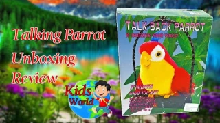 Talking Parrot Toy  | toy unboxing and review |